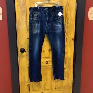 7 For All Mankind Dark Blue Slim Jeans